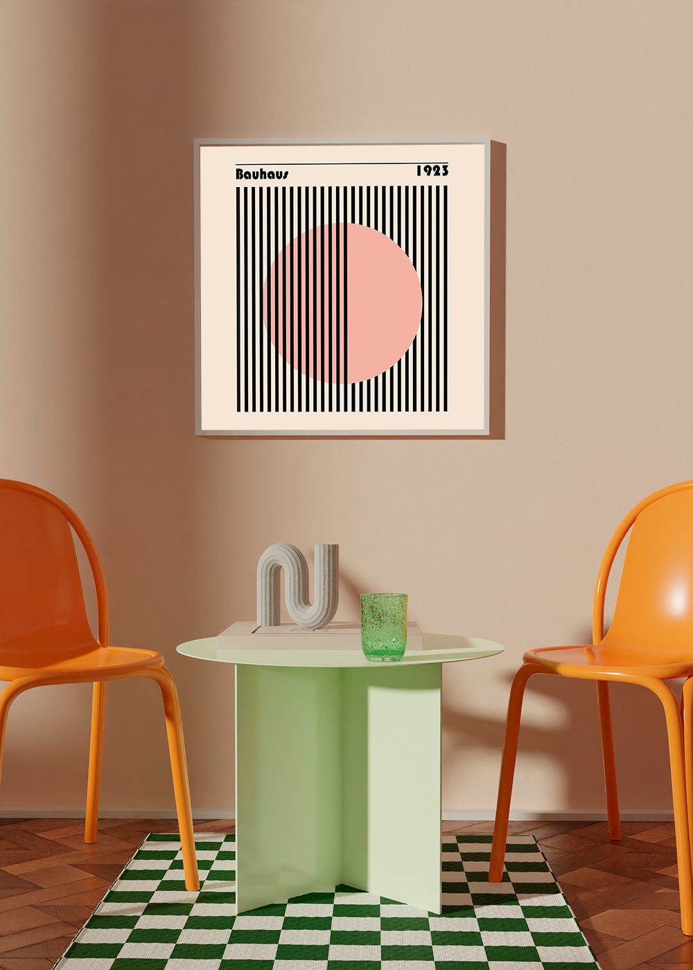Bauhaus Pink Circle II