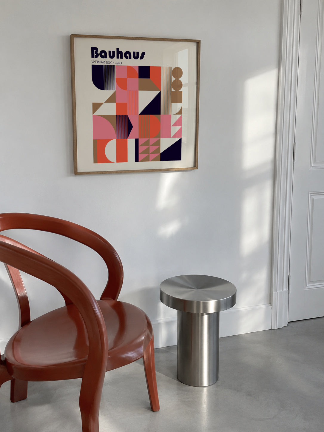 Bauhaus Weimar II - Framed poster in an interior