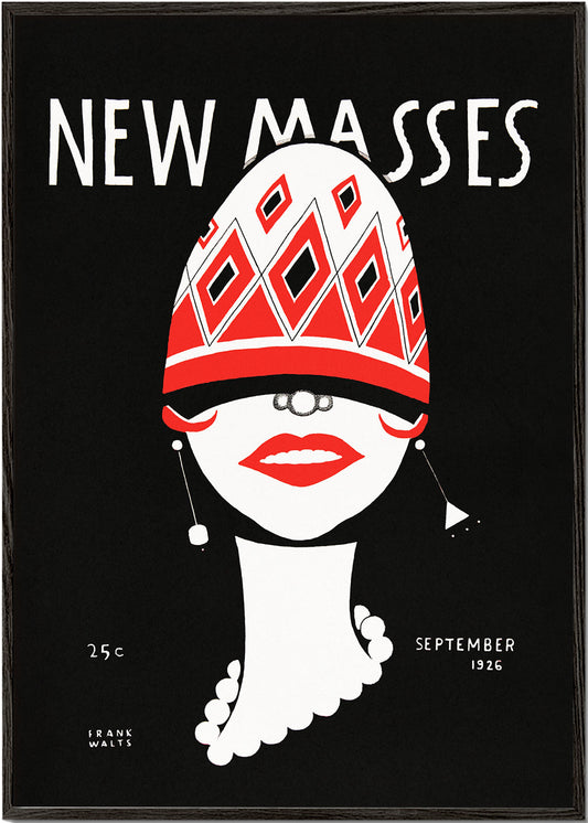 New Masses Vintage poster by Frank Walts