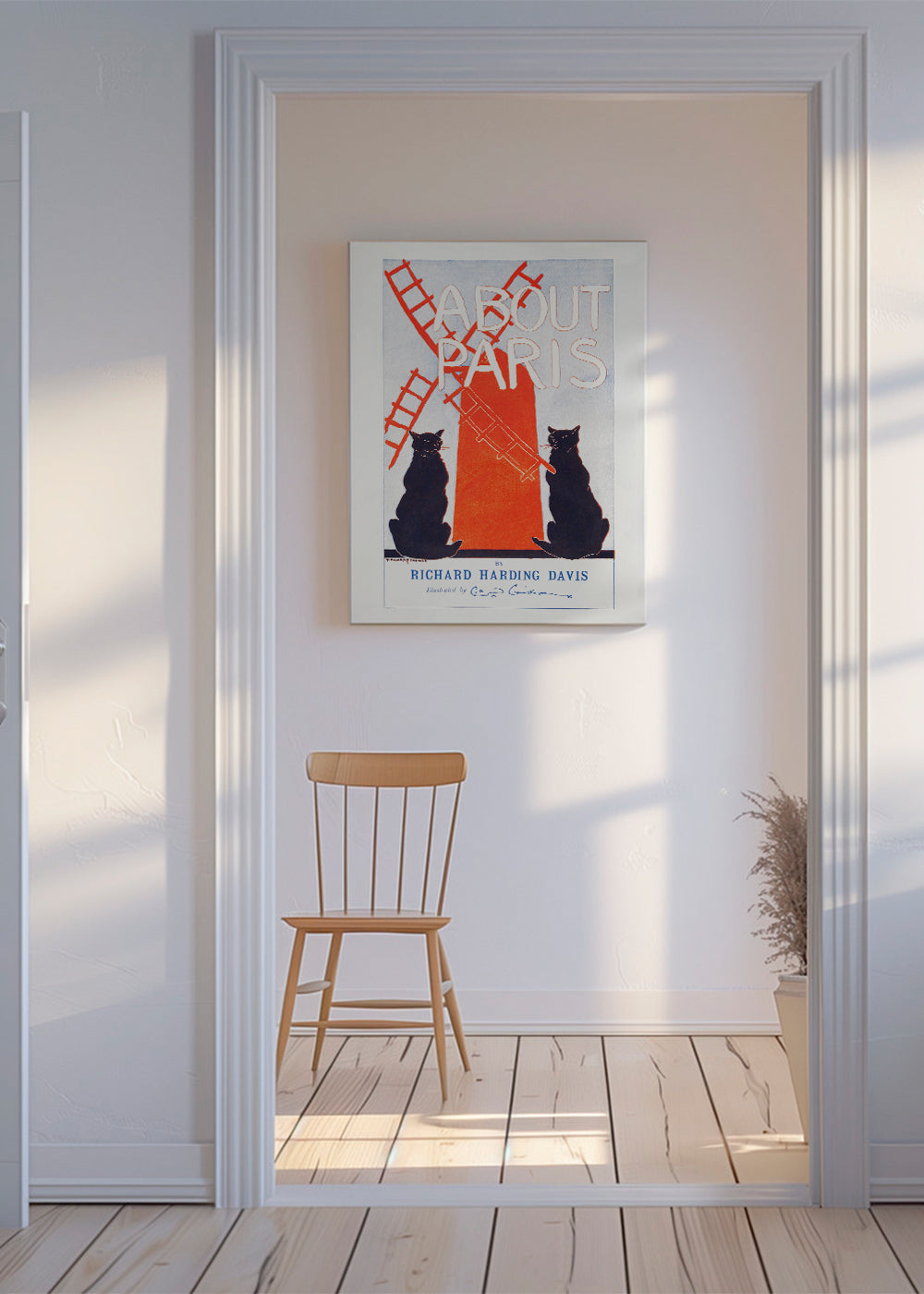 About Paris Vintage poster by Edward Penfield