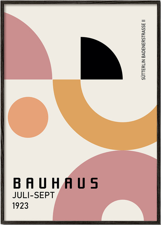 COLORFUL BAUHAUS NO.1 POSTER