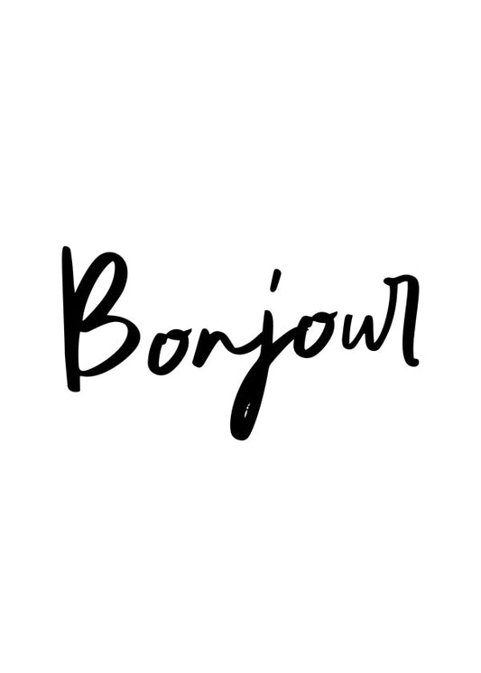 Bonjour Poster
