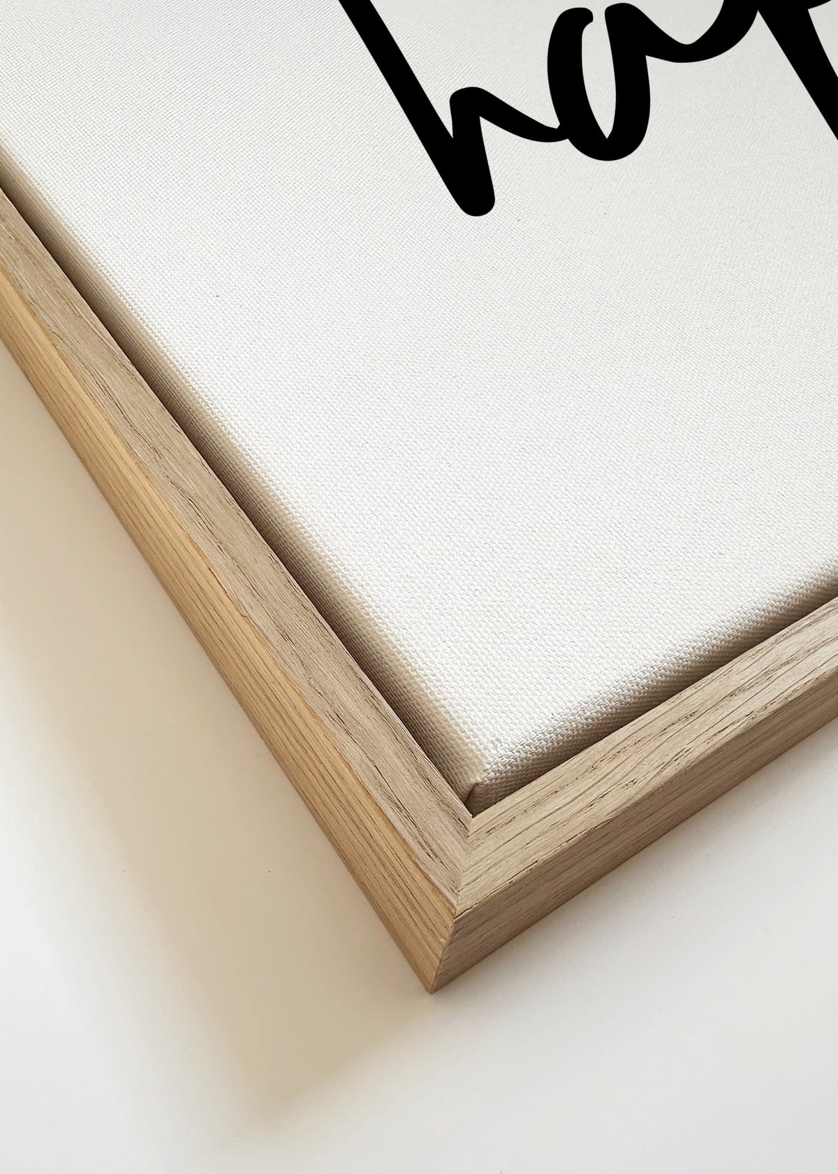 Do what makes your soul happy quote poster - Framed canvas detail