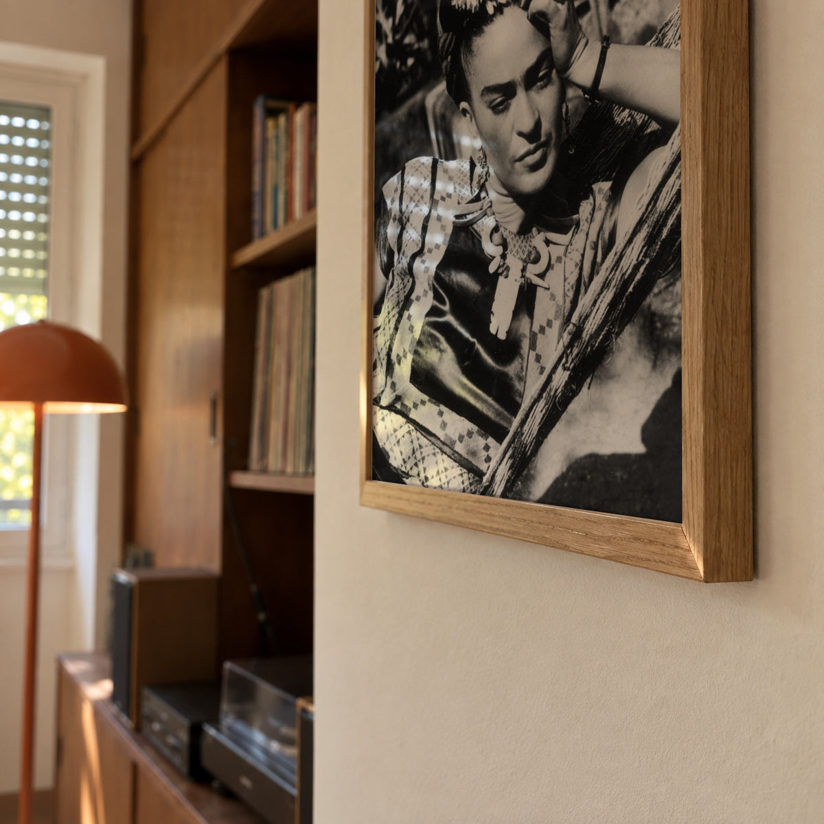 Frida Kahlo vintage photograph I - Framed poster detail