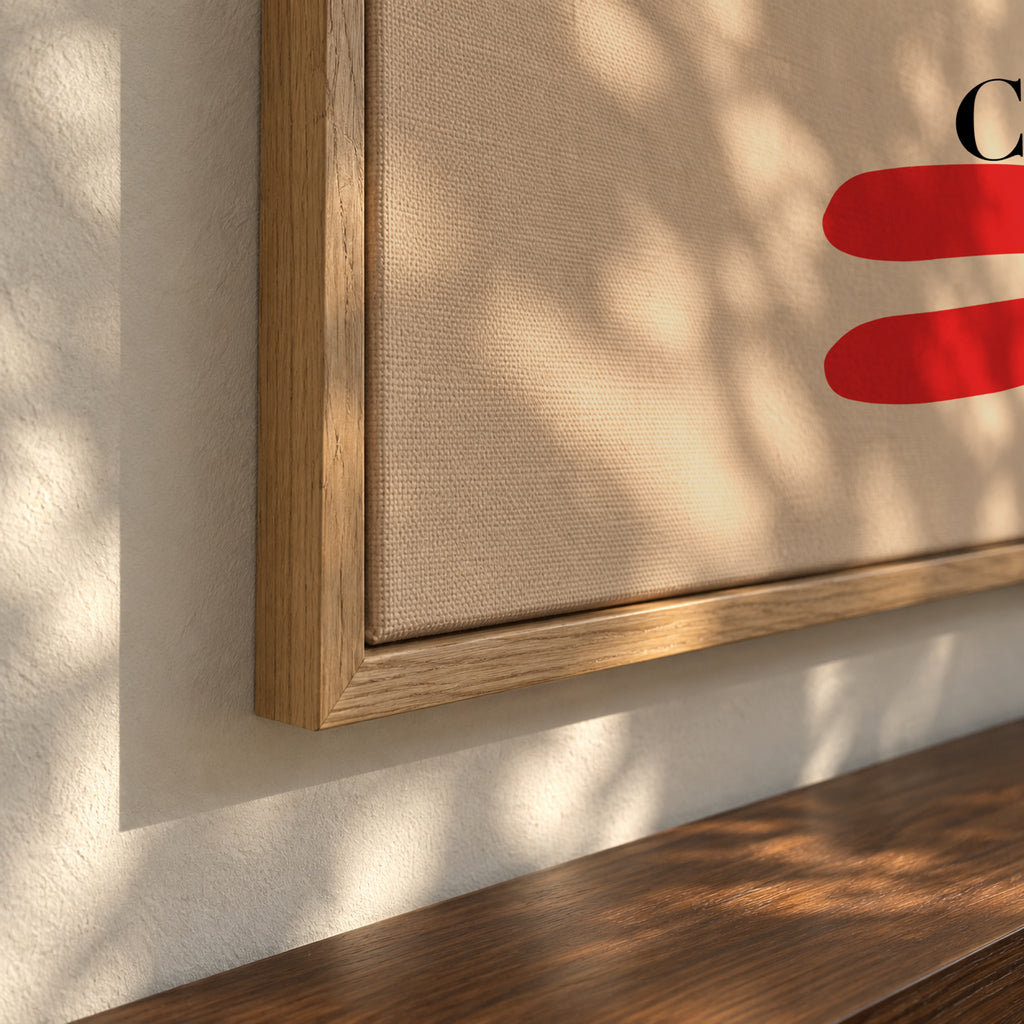 Bouvard Cinémathéque 1969 Film Poster - Square - Framed canvas detail