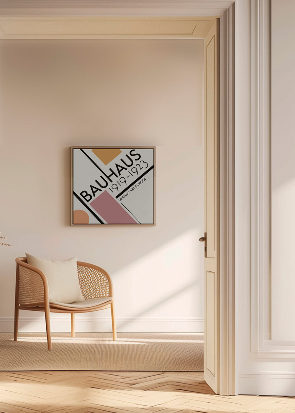 COLORFUL BAUHAUS NO.3 POSTER - Square