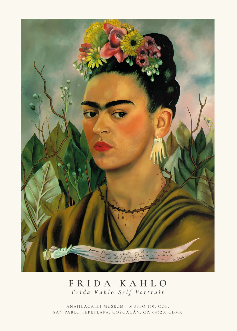 Frida Kahlo, Self Portrait