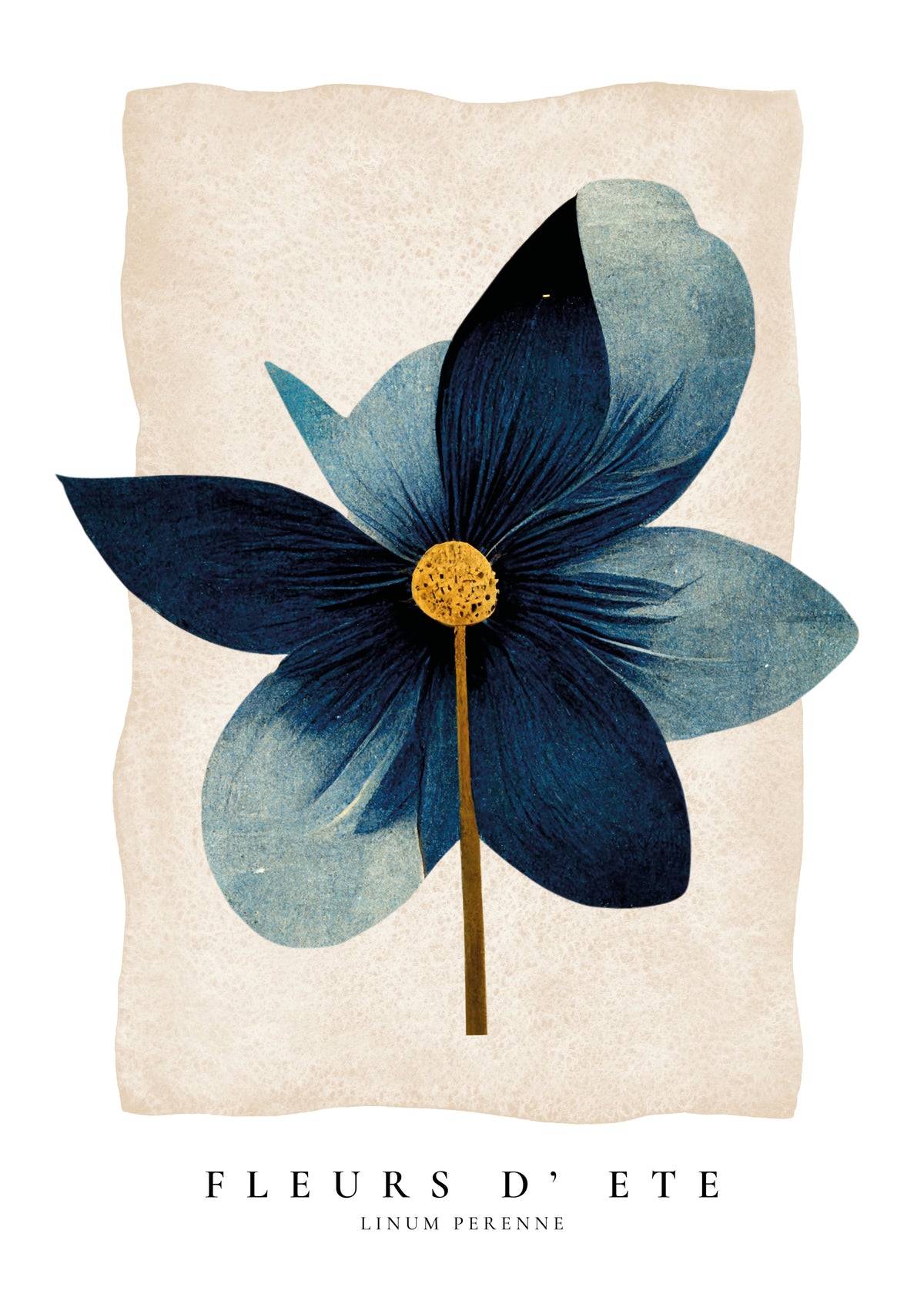 Summer flowers (fleurs d'été ) I - Unframed art print