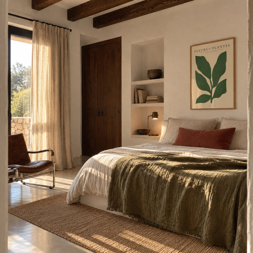 Botanical, Fleurs et plantes - Poster No. 7 - Framed poster in an interior