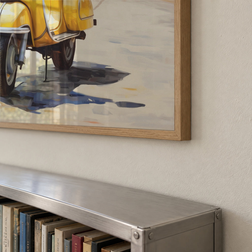 Vespa - SQUARE - Framed poster detail