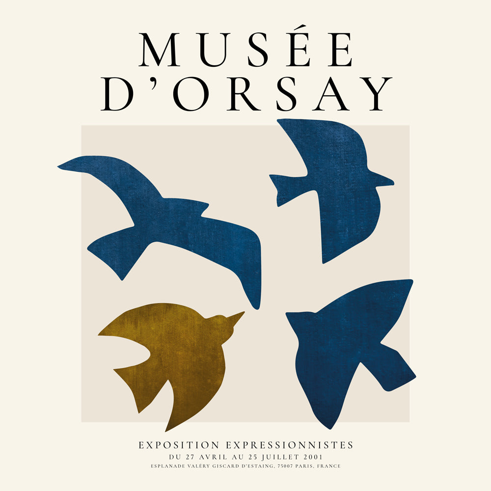 Musée d'Orsay Exhibition Poster - SQUARE