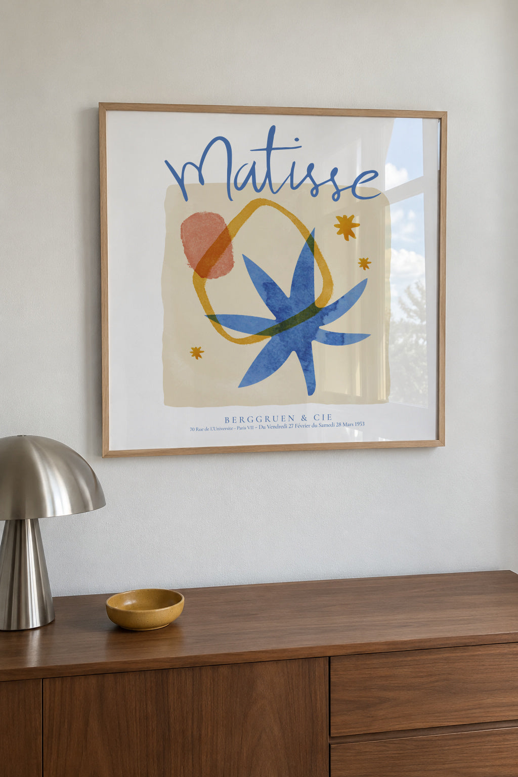 Henri Matisse, l'univers - SQUARE - Framed poster in an interior