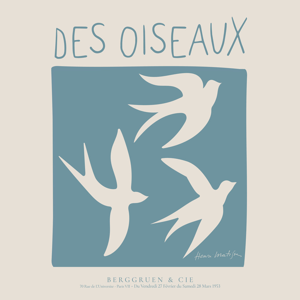 Henri Matisse,Des Oiseaux - SQUARE