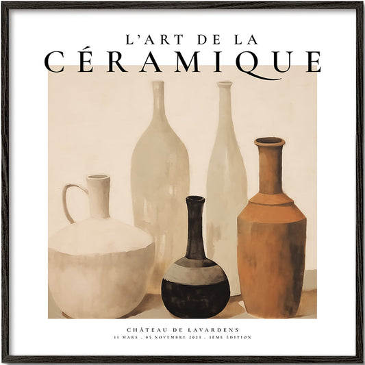 L'art de la céramique, Vases décoratifs  - SQUARE