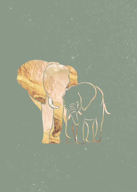 Golden Elephant sage green 2