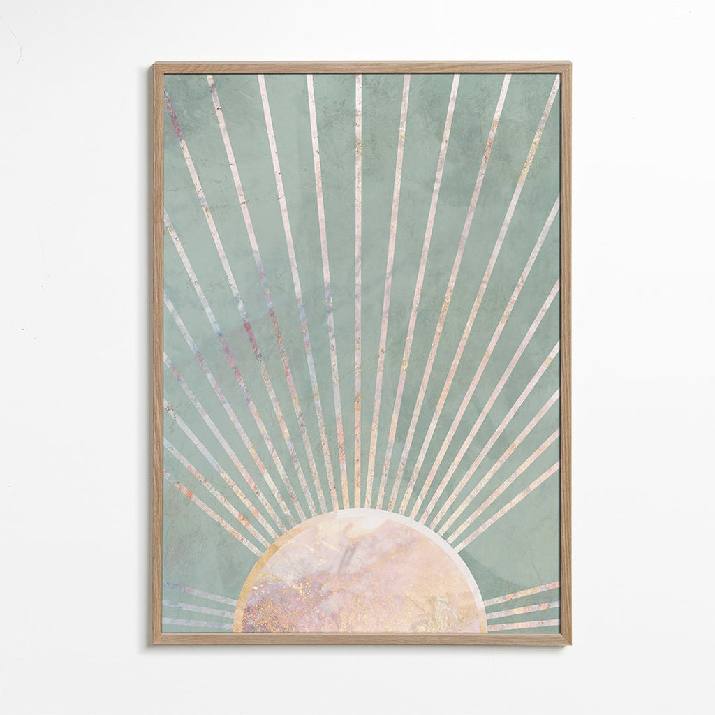 Sage green Boho Sunrise 1