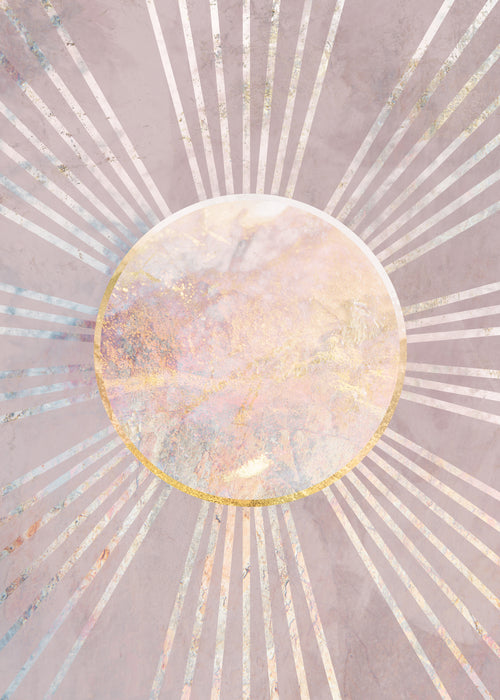 Pink Boho Sunrise 2 - Unframed art print