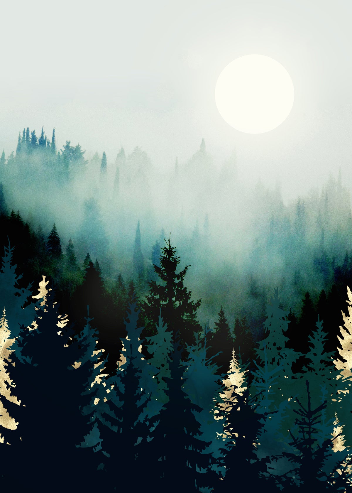 Forest Glow - Unframed art print