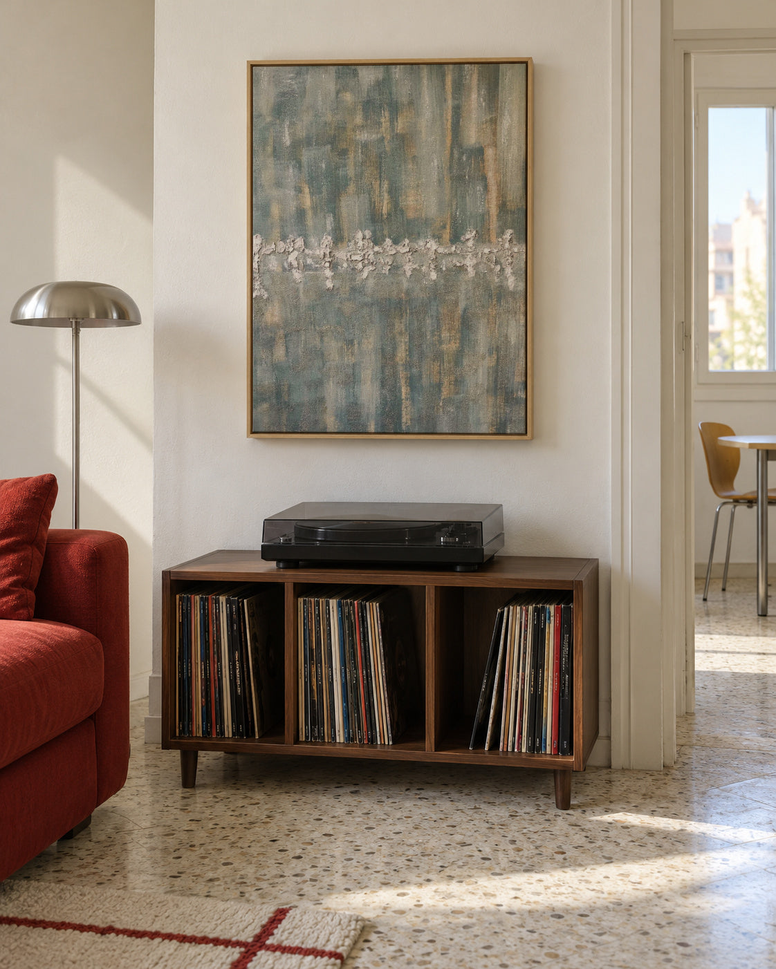 Punto de inflexión - Framed canvas in an interior