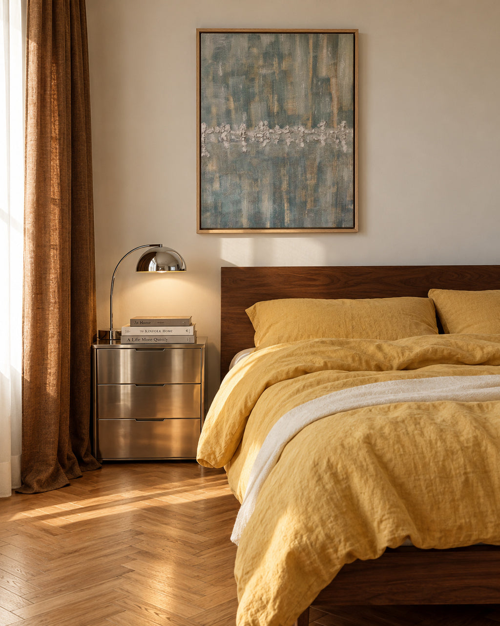 Punto de inflexión - Framed canvas in an interior