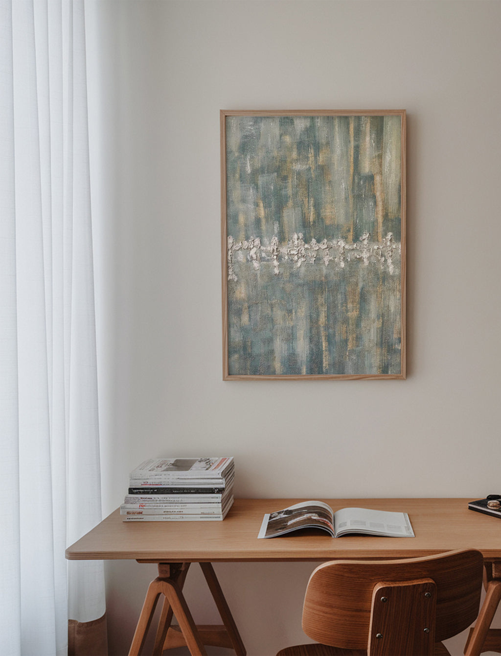 Punto de inflexión - Framed poster in an interior