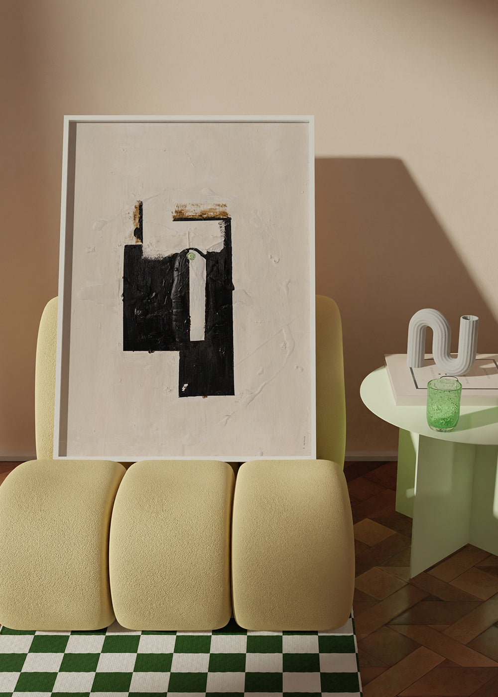 Œuvre abstraite Chaos