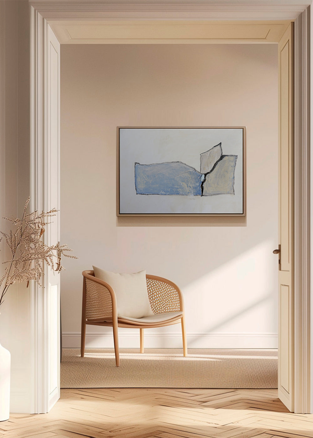 Œuvre abstraite Entre dos mares