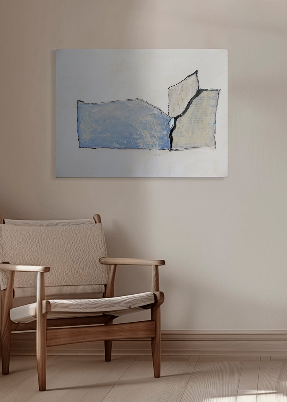 Œuvre abstraite Entre dos mares