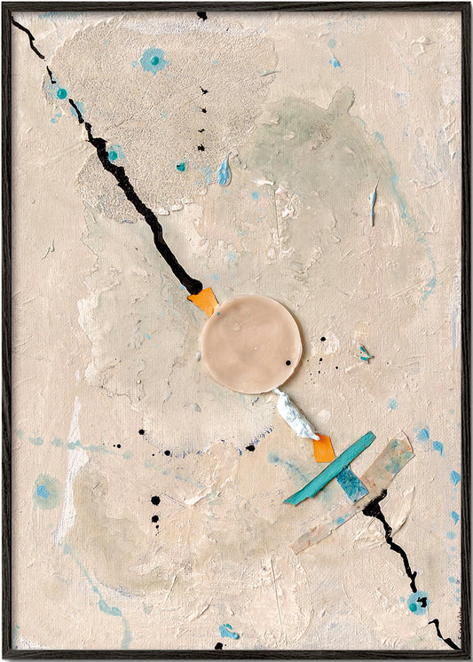 Œuvre abstraite Linea de Vida I