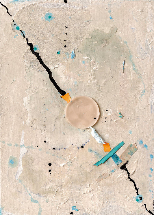 Œuvre abstraite Linea de Vida I