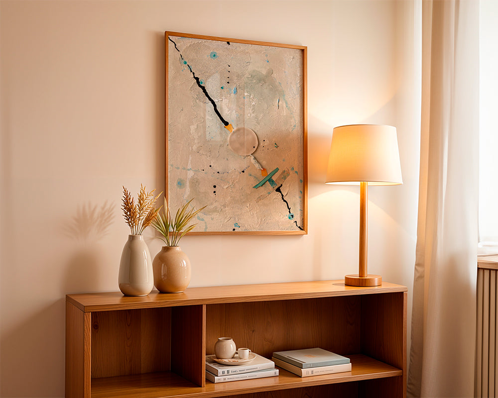 Œuvre abstraite Linea de Vida I