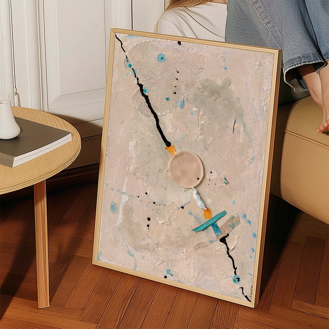 Œuvre abstraite Linea de Vida I