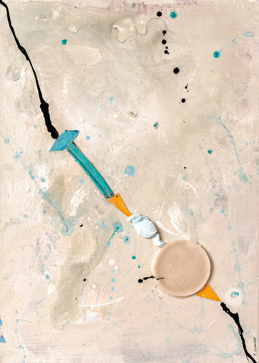 Œuvre abstraite Linea de Vida II