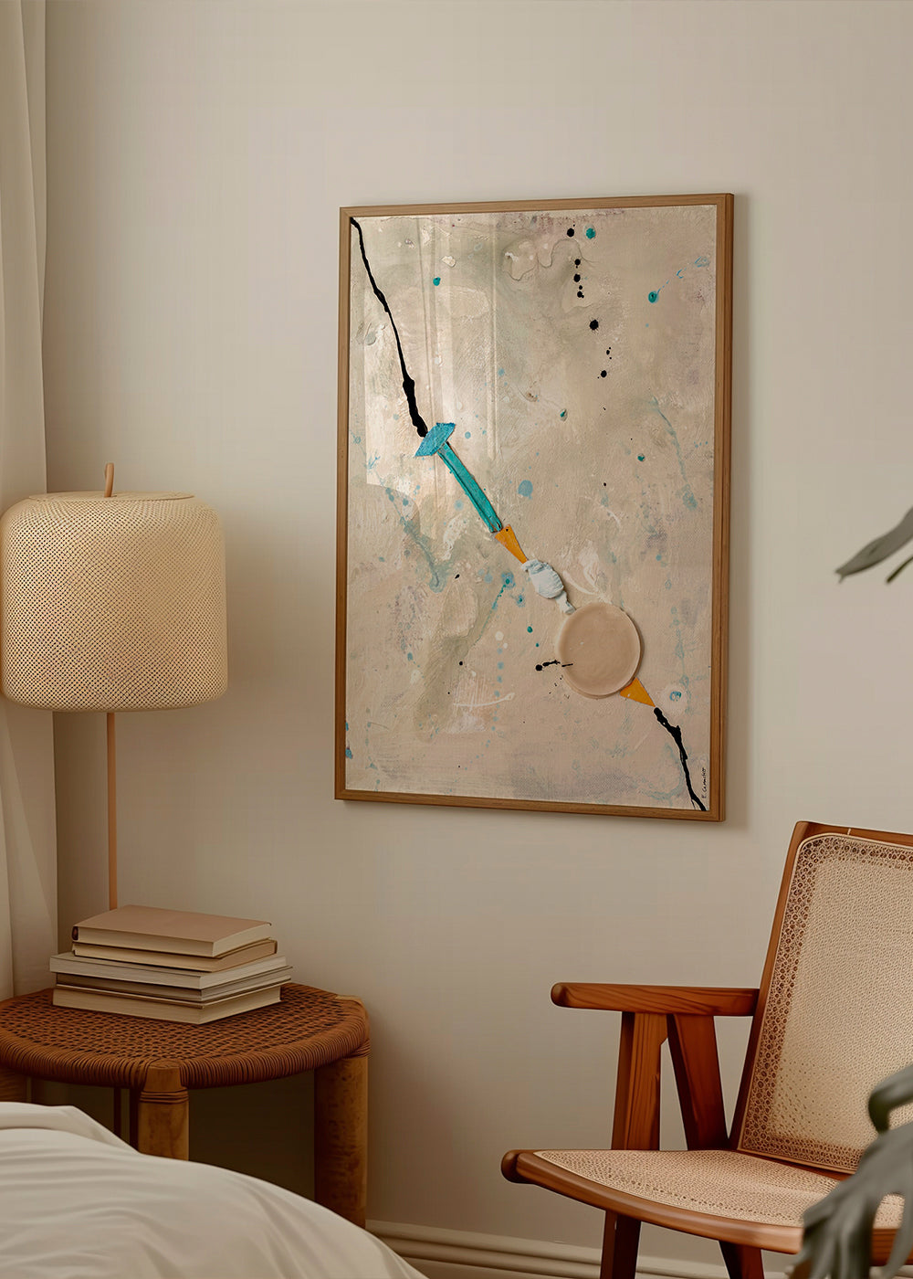 Œuvre abstraite Linea de Vida II