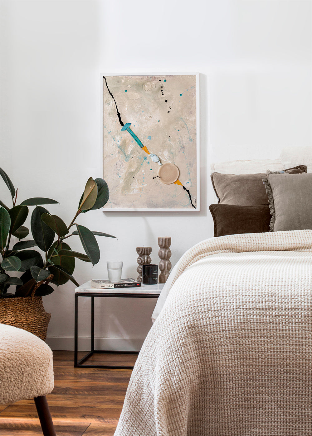 Œuvre abstraite Linea de Vida II