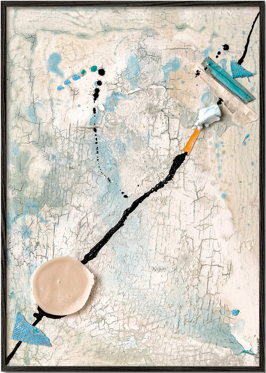 Œuvre abstraite Linea de Vida III