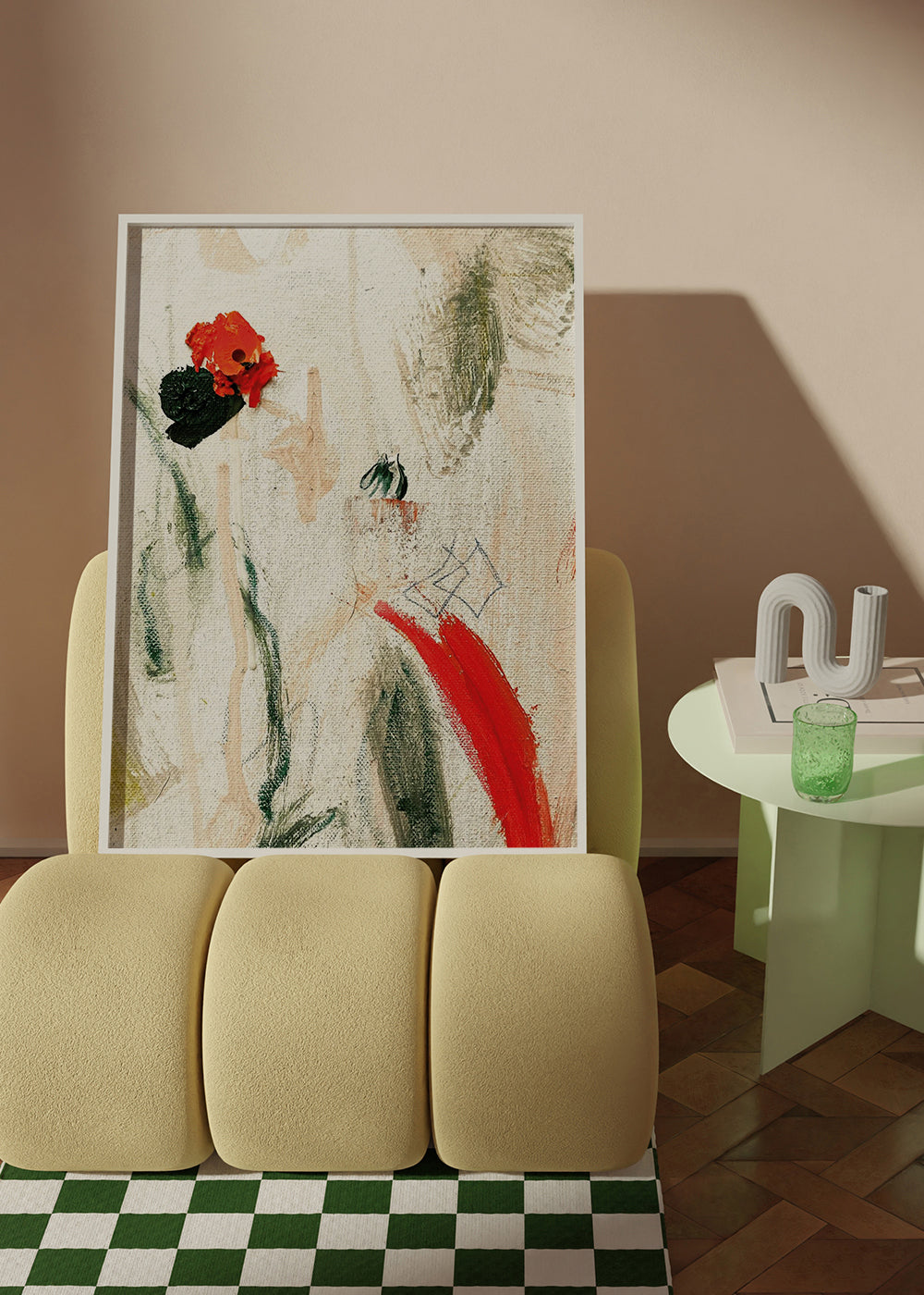 Œuvre abstraite Mediterranean