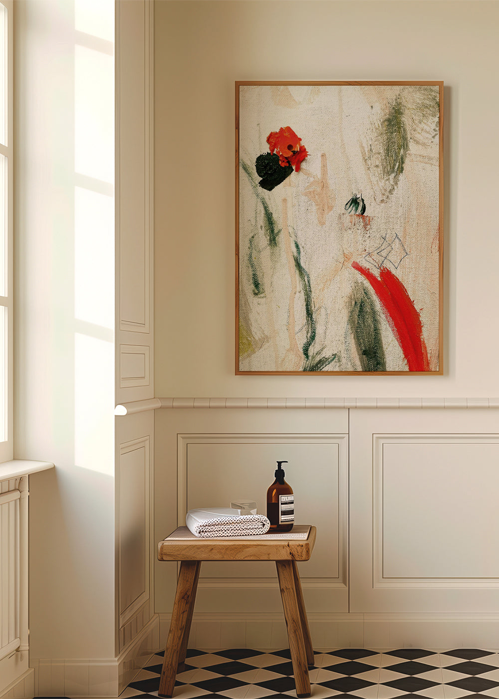 Œuvre abstraite Mediterranean