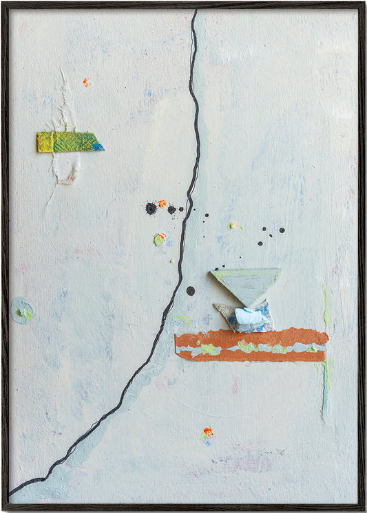 Œuvre abstraite Wabisabi