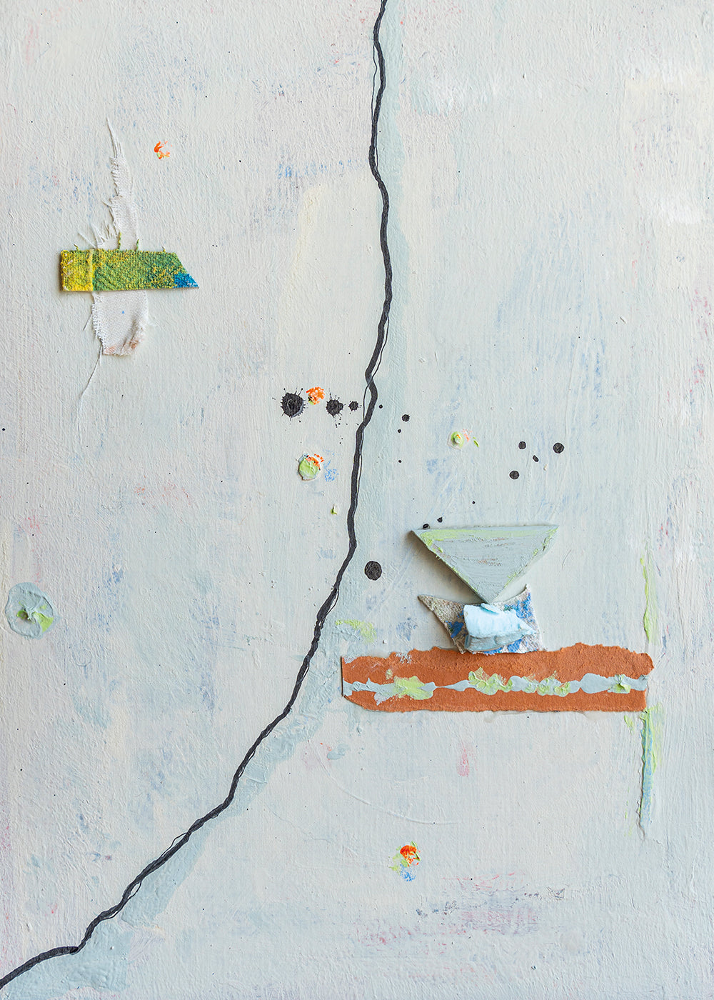 Œuvre abstraite Wabisabi