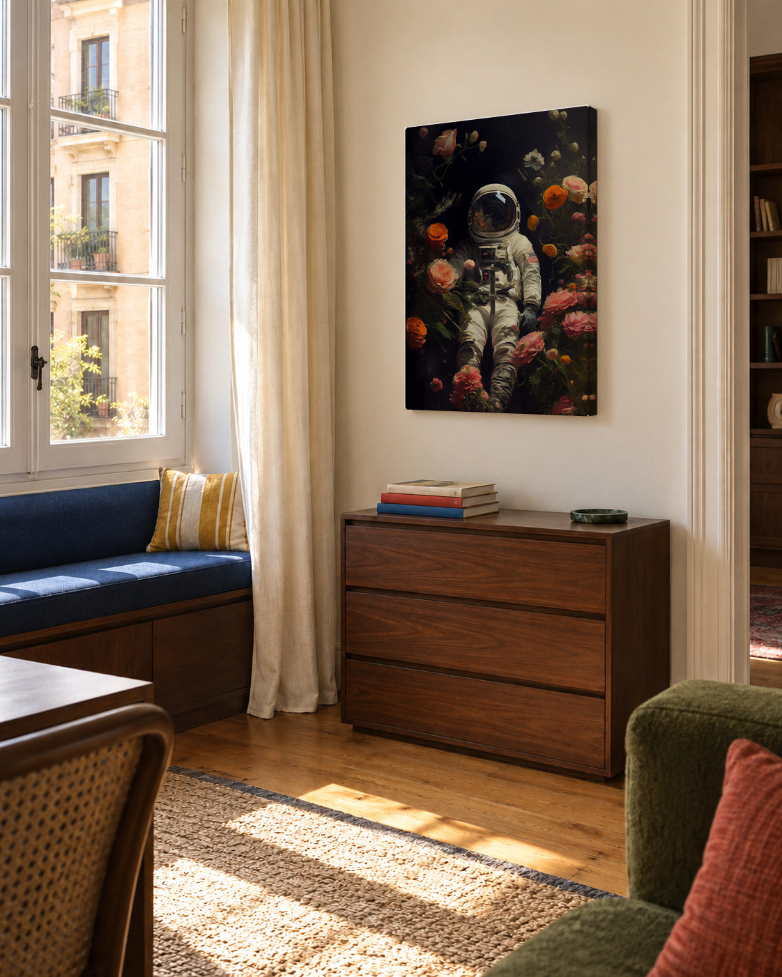 My space garden - Unframed canvas in an interior