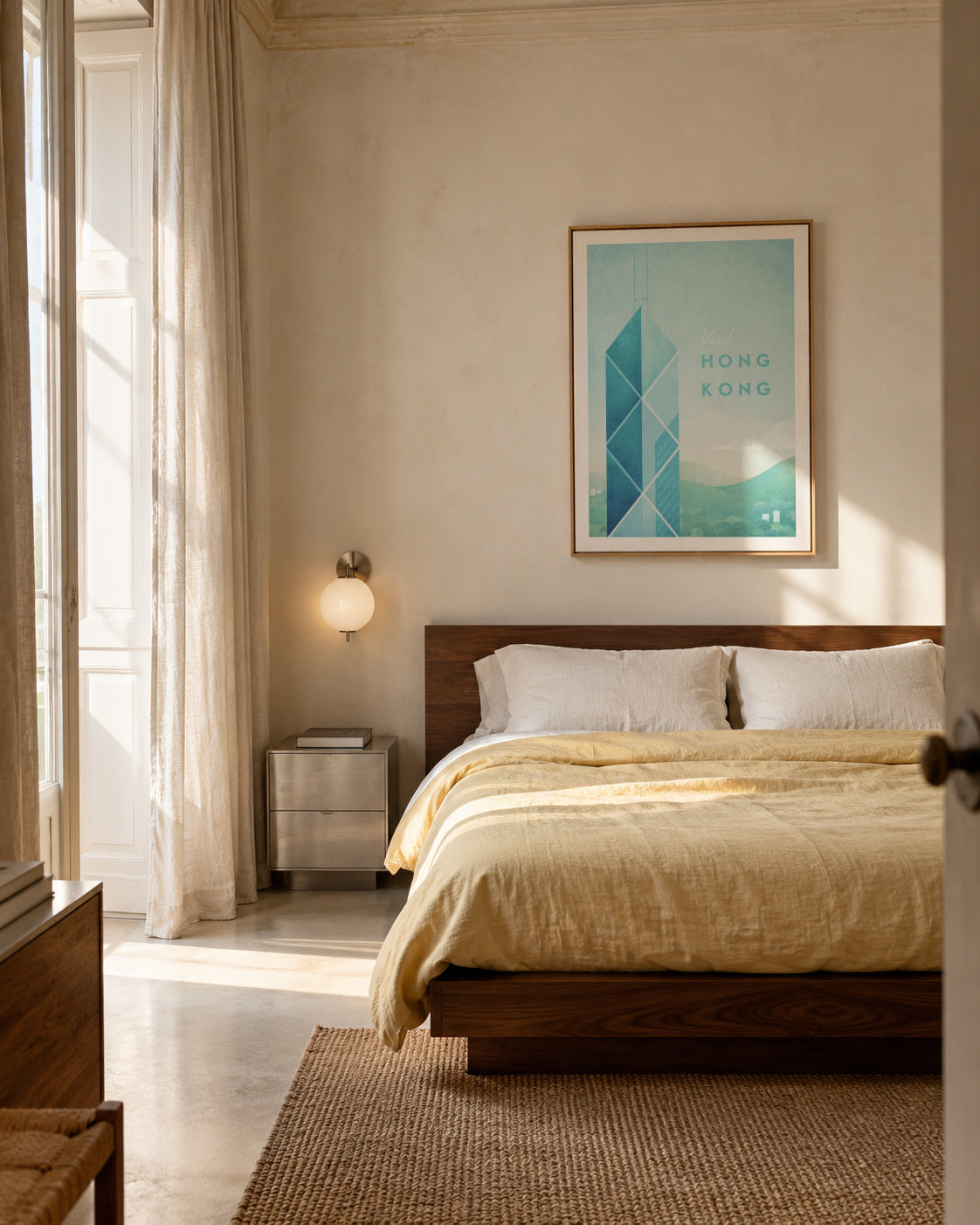Hong Kong - Framed canvas in an interior