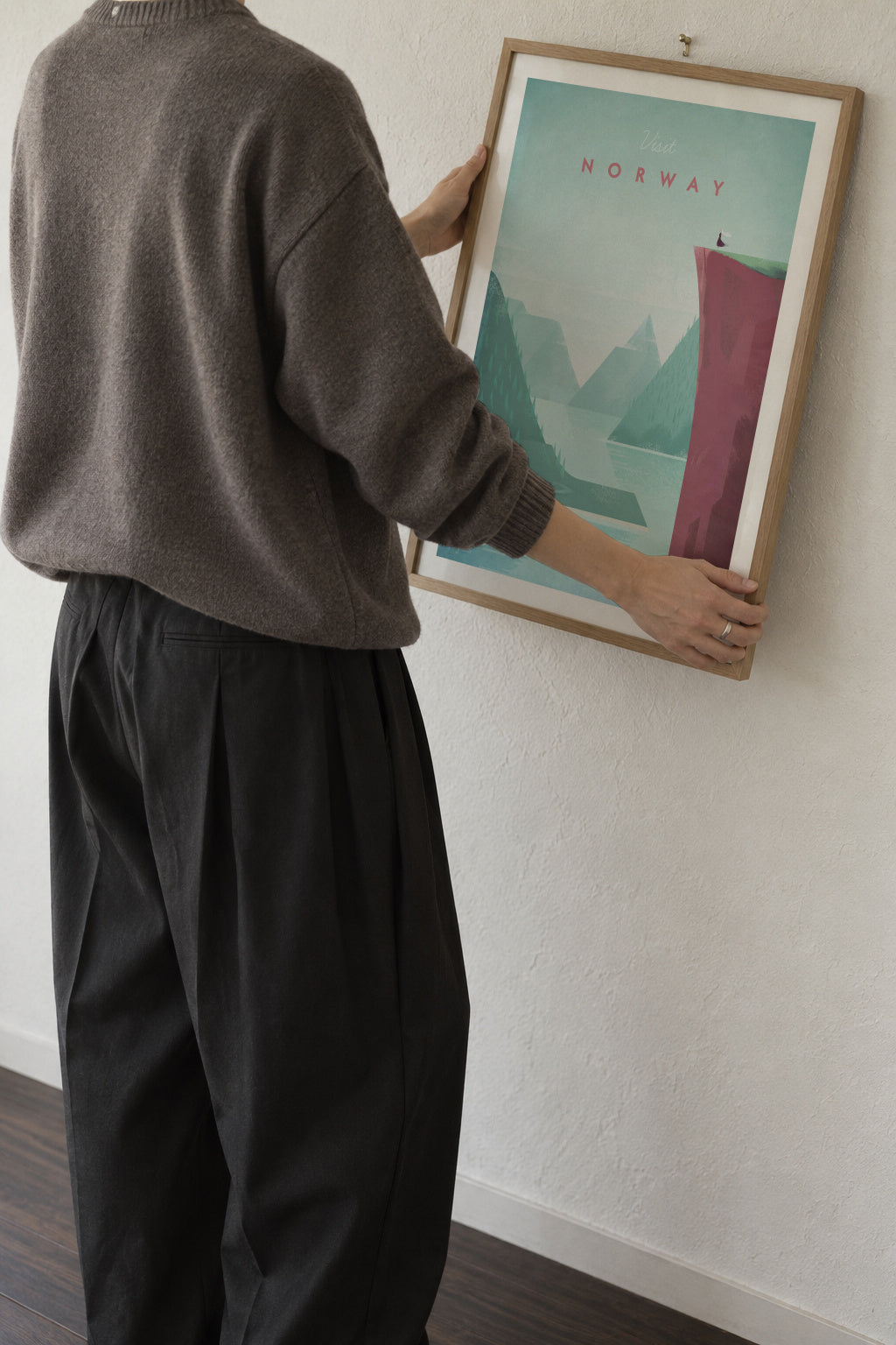 Norway - Framed poster in an interior