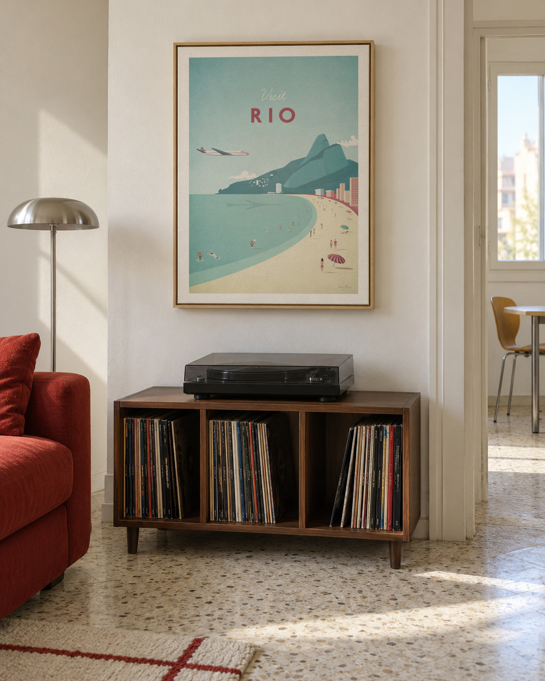 Rio - Framed canvas in an interior