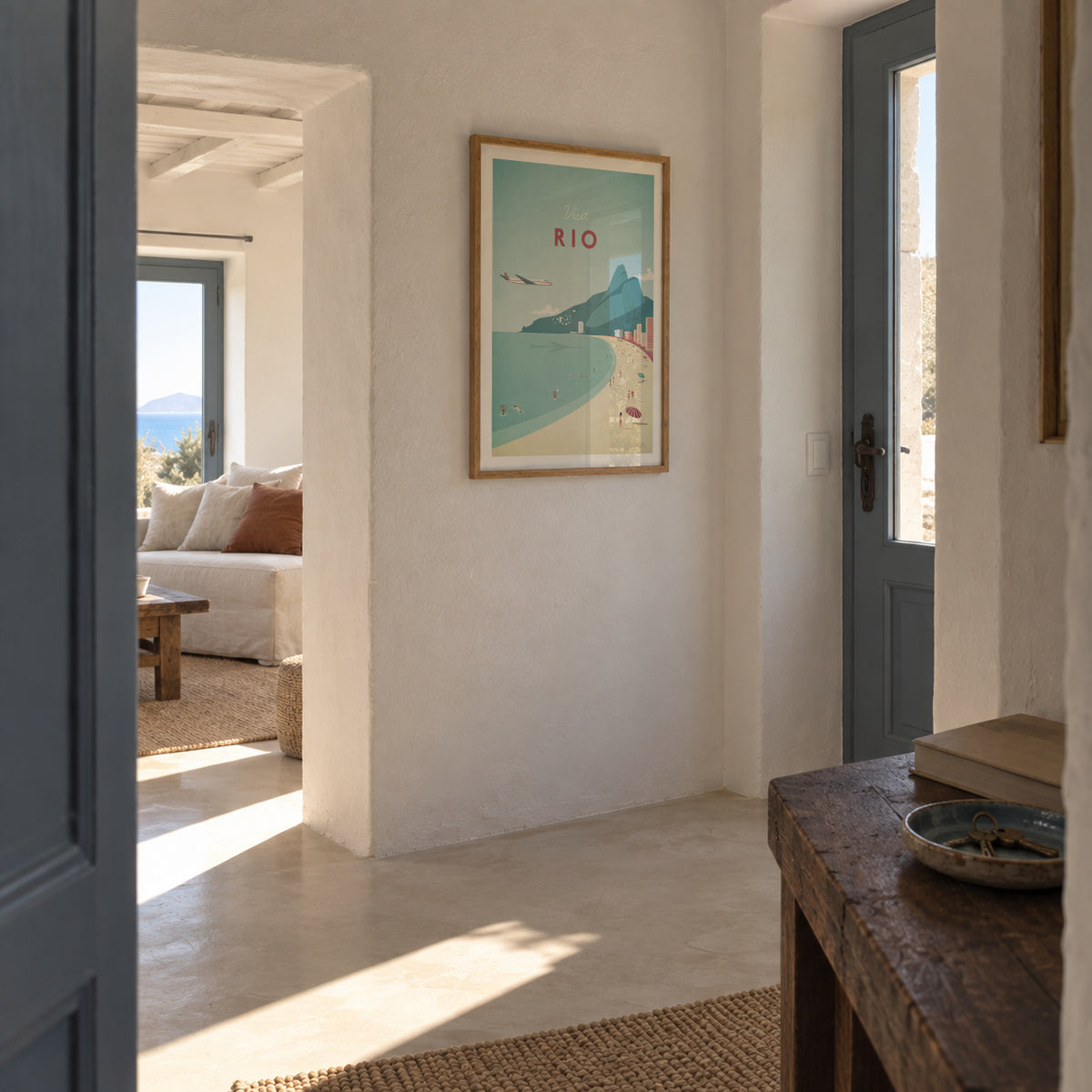 Rio - Framed poster in an interior