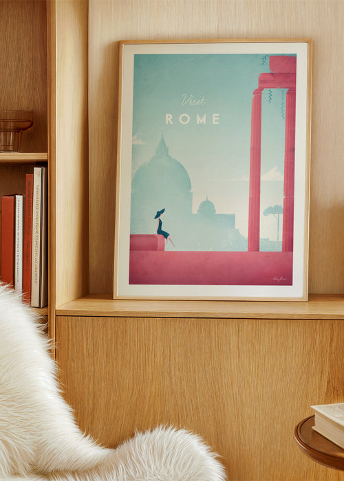 Rome - Framed poster in an interior