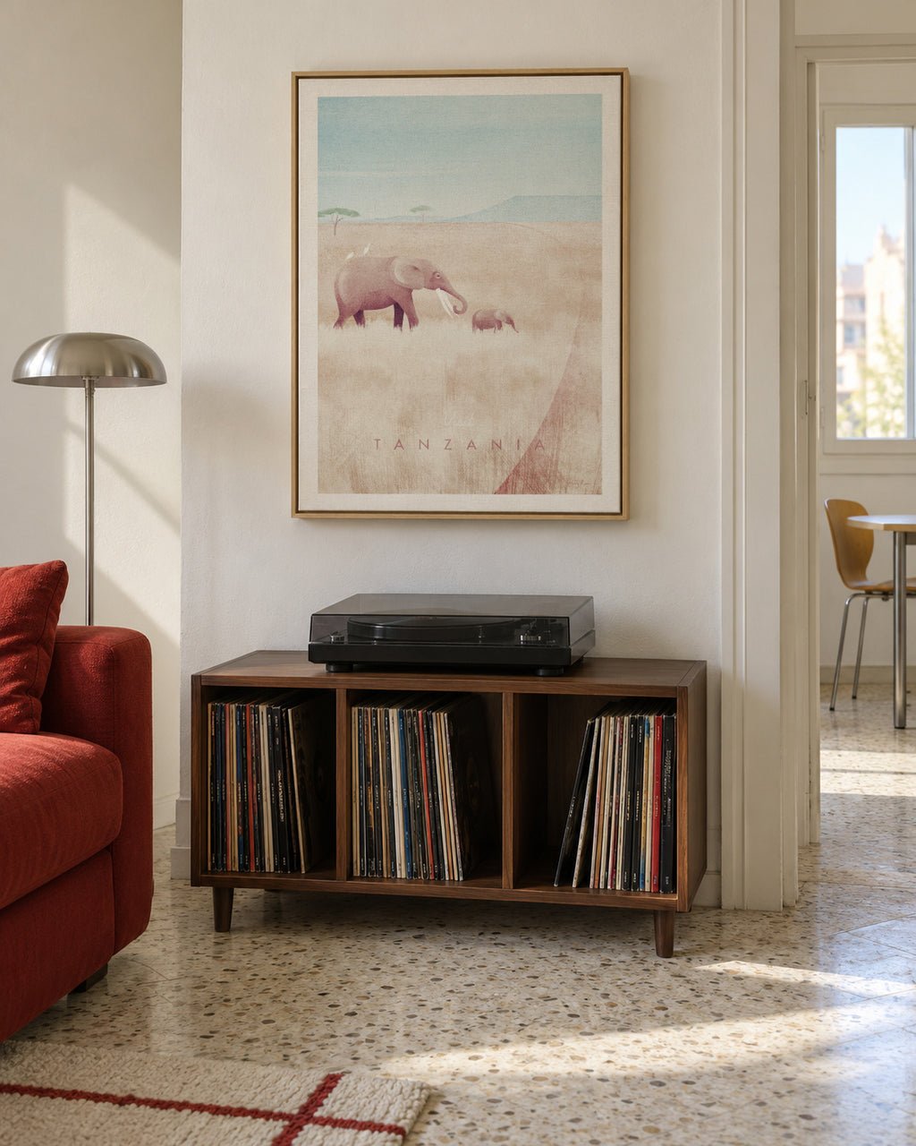 Tanzania - Framed canvas in an interior
