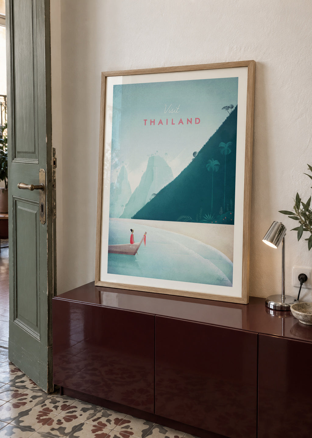 Thailand - Framed poster in an interior