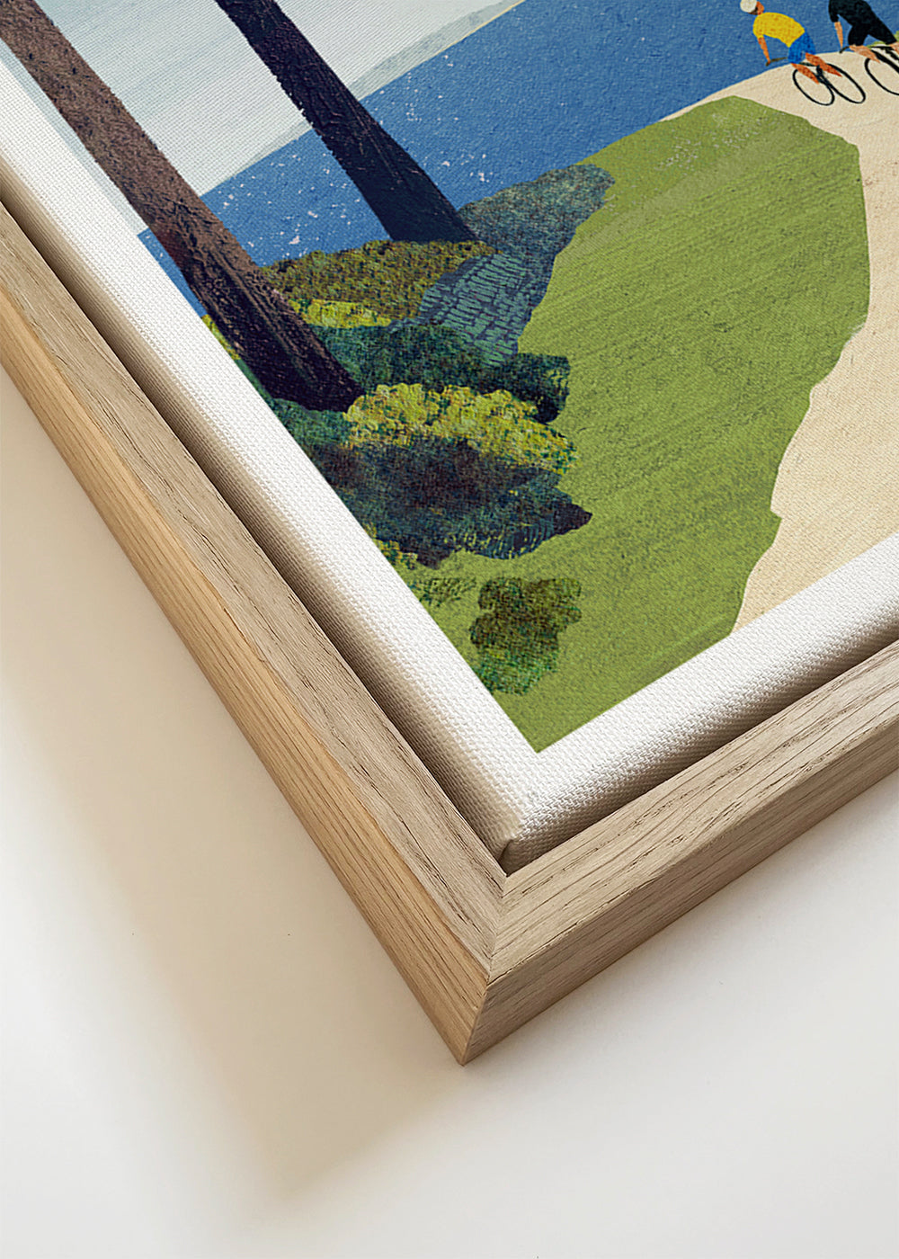 Art de paysage Cycling by the sea