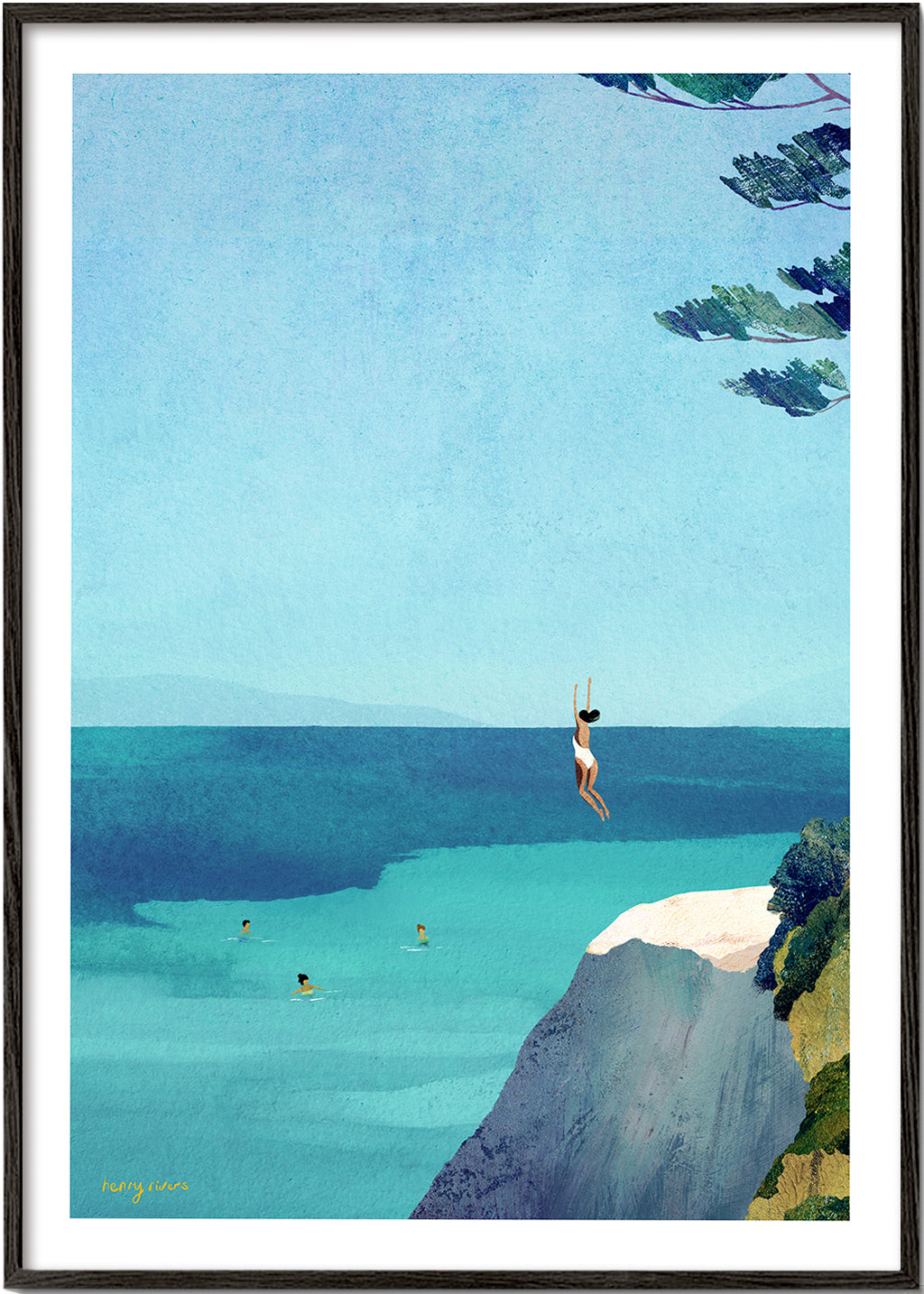 Art de paysage Leap - sea swimming adventure